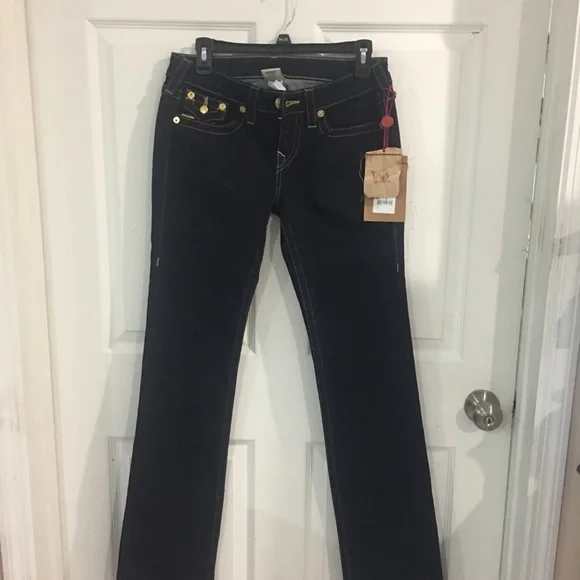 True Religion Sequin womens Pocket Jeans 29 NWTS - Picture 5 of 9